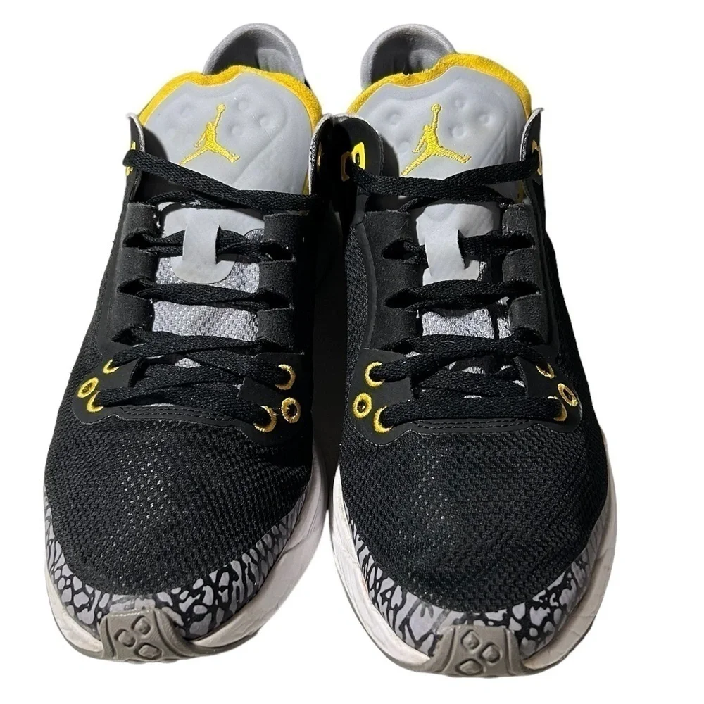 Nike Jordan 88 Racer Varsity Black Gray Maize Mens Run Gym AV1200-007 Size 8.5 - Picture 2 of 9